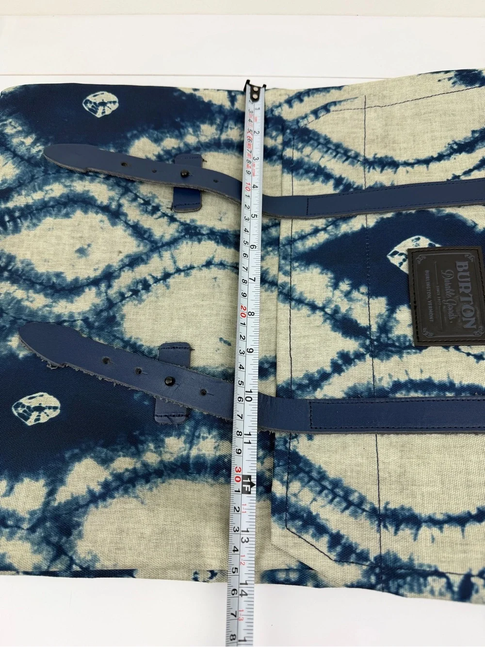 Burton Shibori Print Roll Top Backpack Laptop Commuter Travel Daypack NWOT